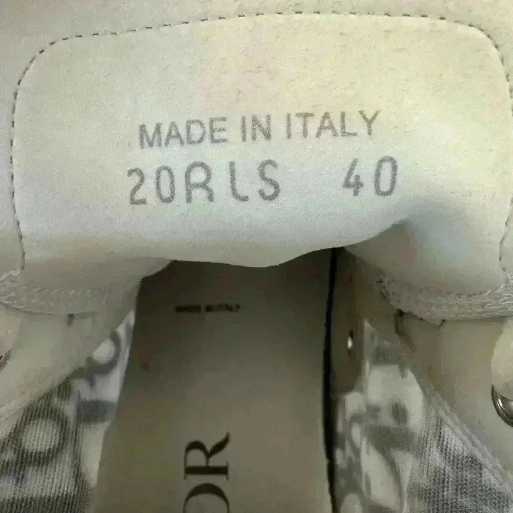 Christian Dior Oblique High Top Sneakers Mens Size 40 EU us 7 - Picture 16 of 16